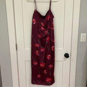 Large plum dress